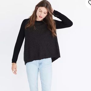 Madewell large province cross-back sweater